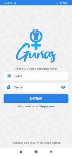 Tela Login